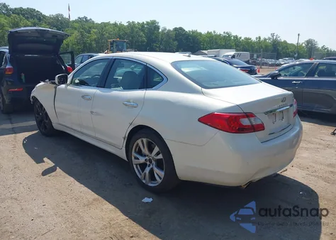 2013 Infiniti M37X z USA, uszkodzony, nr VIN JN1BY1AR1DM604940